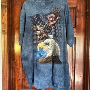 The Mountain Patriotic Eagle Long Sleeve Shirt